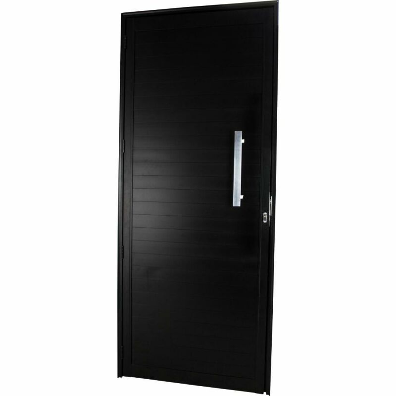 RIKO　黒　38 PORTA LAMBRI COM PUXADOR RETO PEQUENO 40CM - CRV Portas e Janelas
